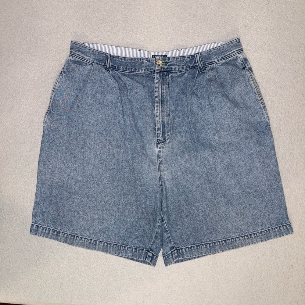 Tommy Hilfiger Women's Wide-Leg Denim Shorts Vintage